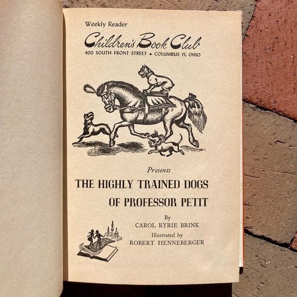 The Highly Trained Dogs of Professor Petit Dog Canine Illustrated Book Club Kids - Picture 2 of 10